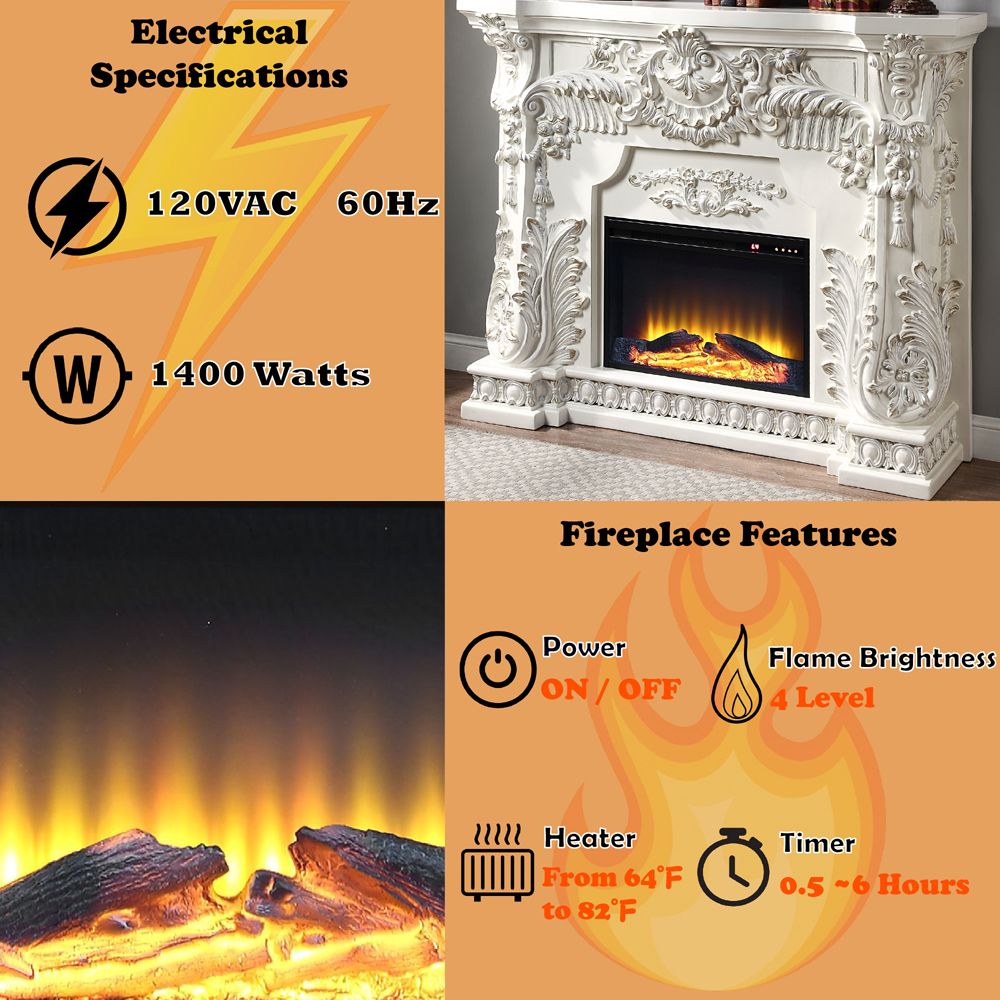Adara Fireplace – features callout