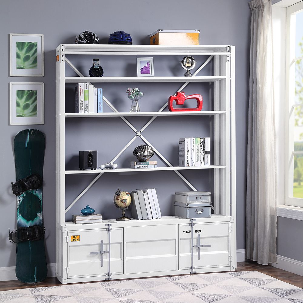 Cargo Bookcase with Ladder