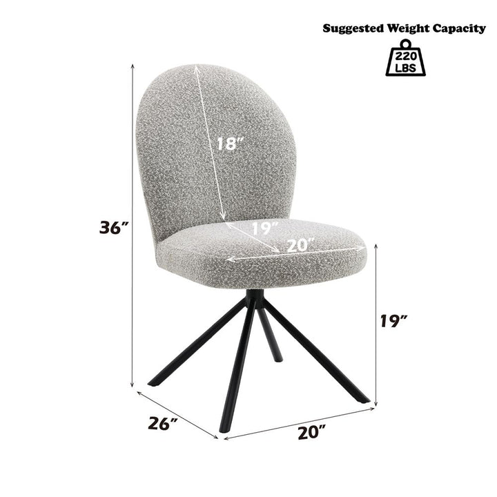 Lawton Side Chair with Swivel (Set of 2)