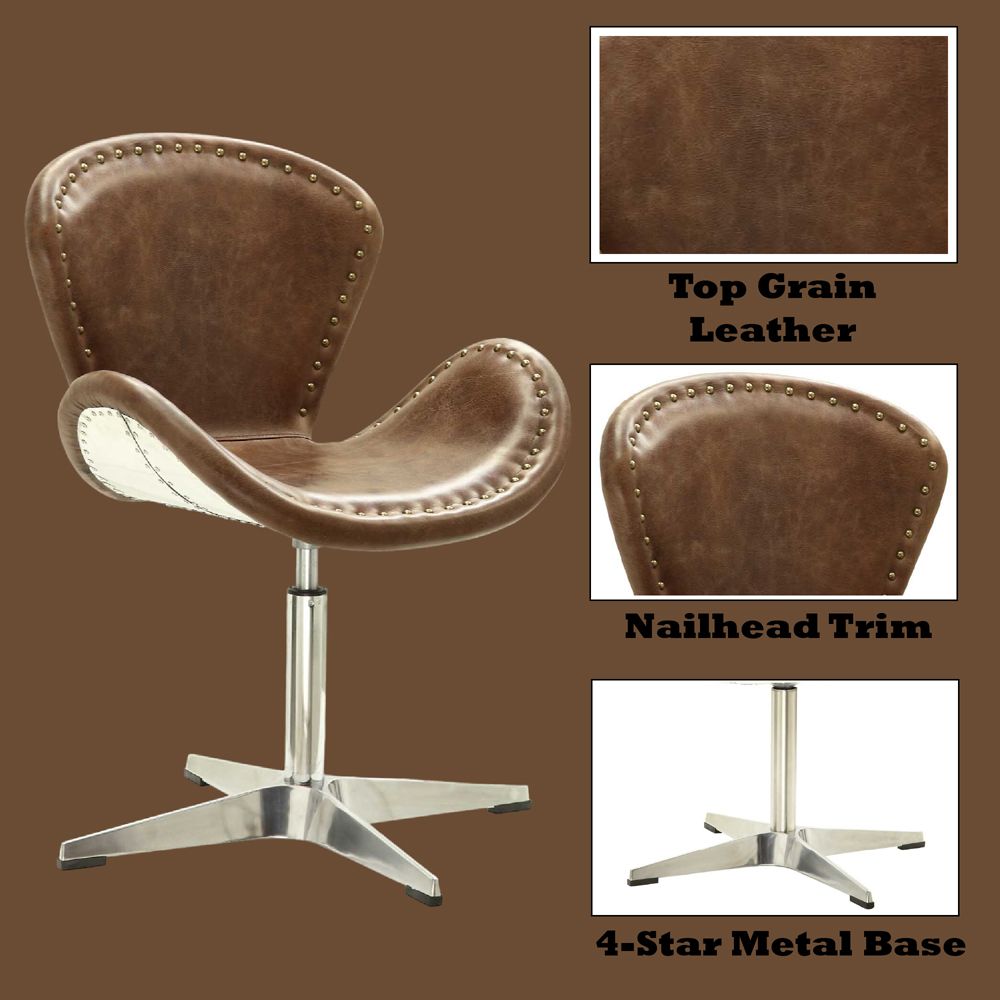 Brancaster Accent Chair W/Swivel – features callout