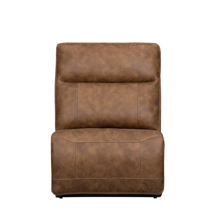 Kyra Armless Chair-Saddle
