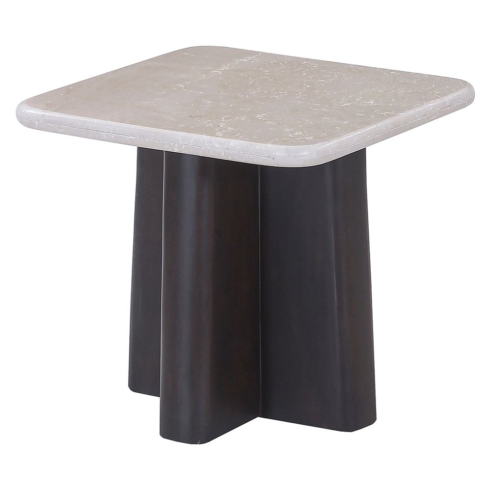 Jacory End Table w/Bottocino Marble Top