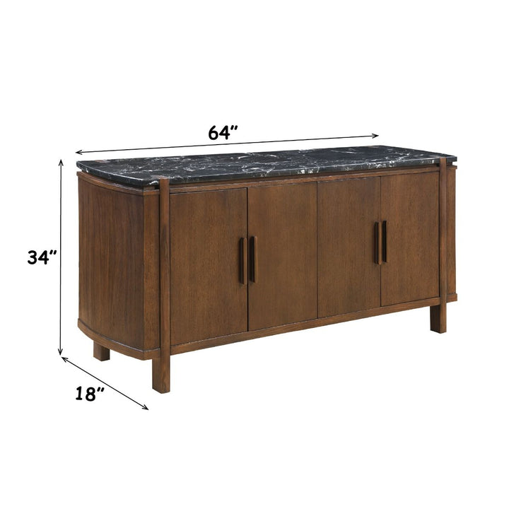 Estella Server w/Marble Top – dimensions diagram