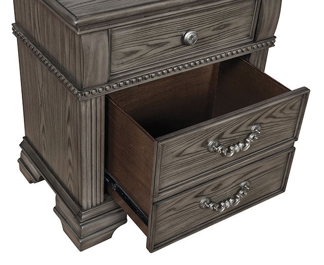 Pamphilos 4 Pc Queen Bedroom Set, Gray - view 7