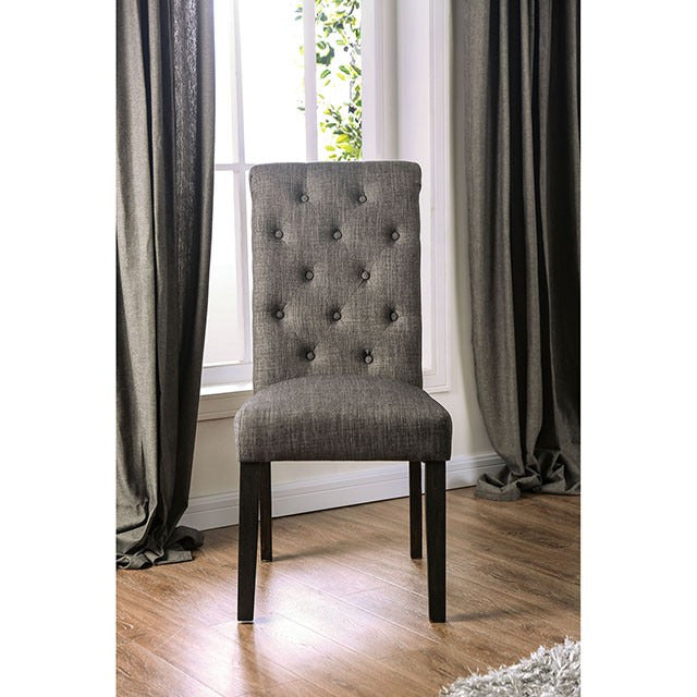 Alfred Side Chair, Antique Black/Gray - view 5