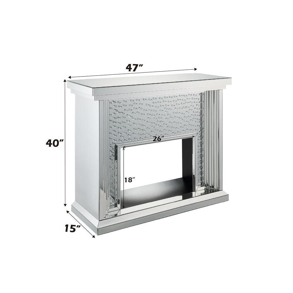 Nysa Fireplace – dimensions diagram