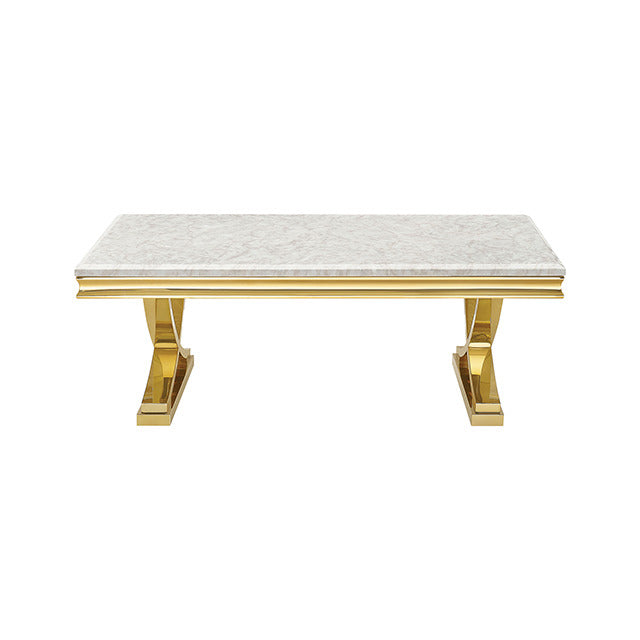 Wettingen Coffee Table, Beige/Gold