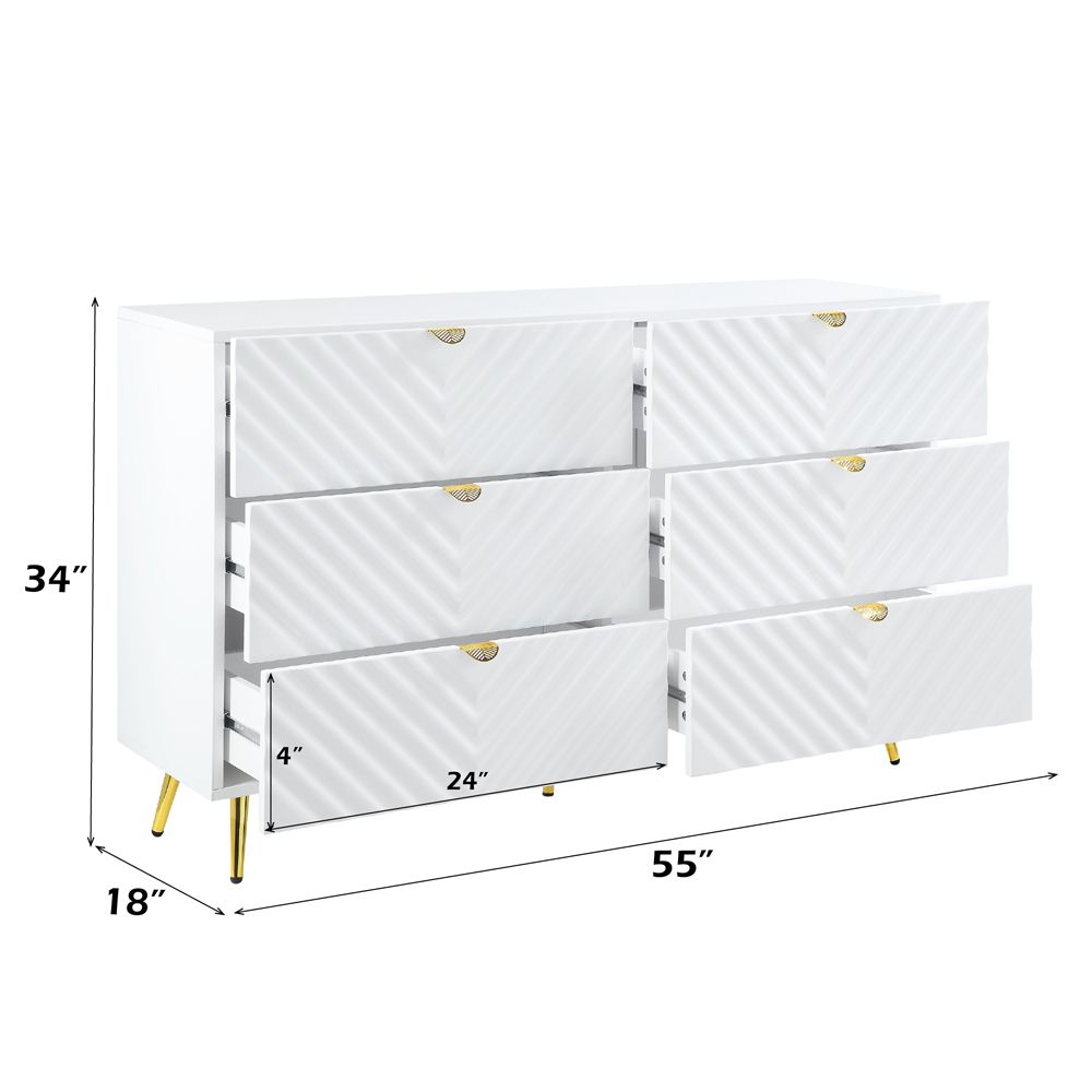 Gaines Dresser – dimensions diagram