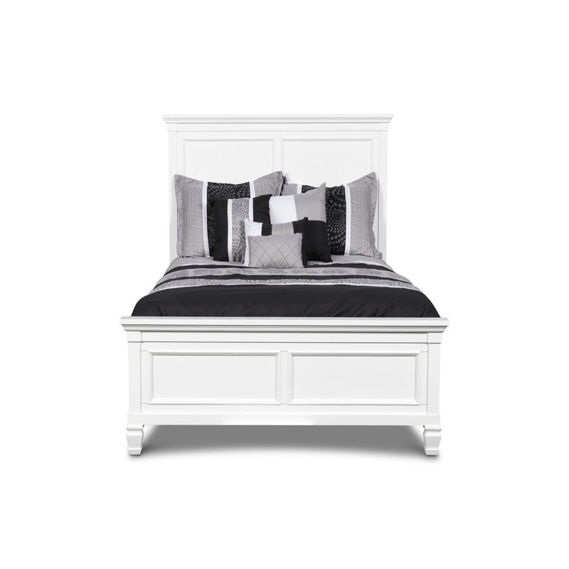 Tamarack White Twin Panel Bed