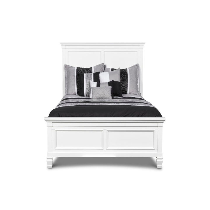 Tamarack White Twin Panel Bed