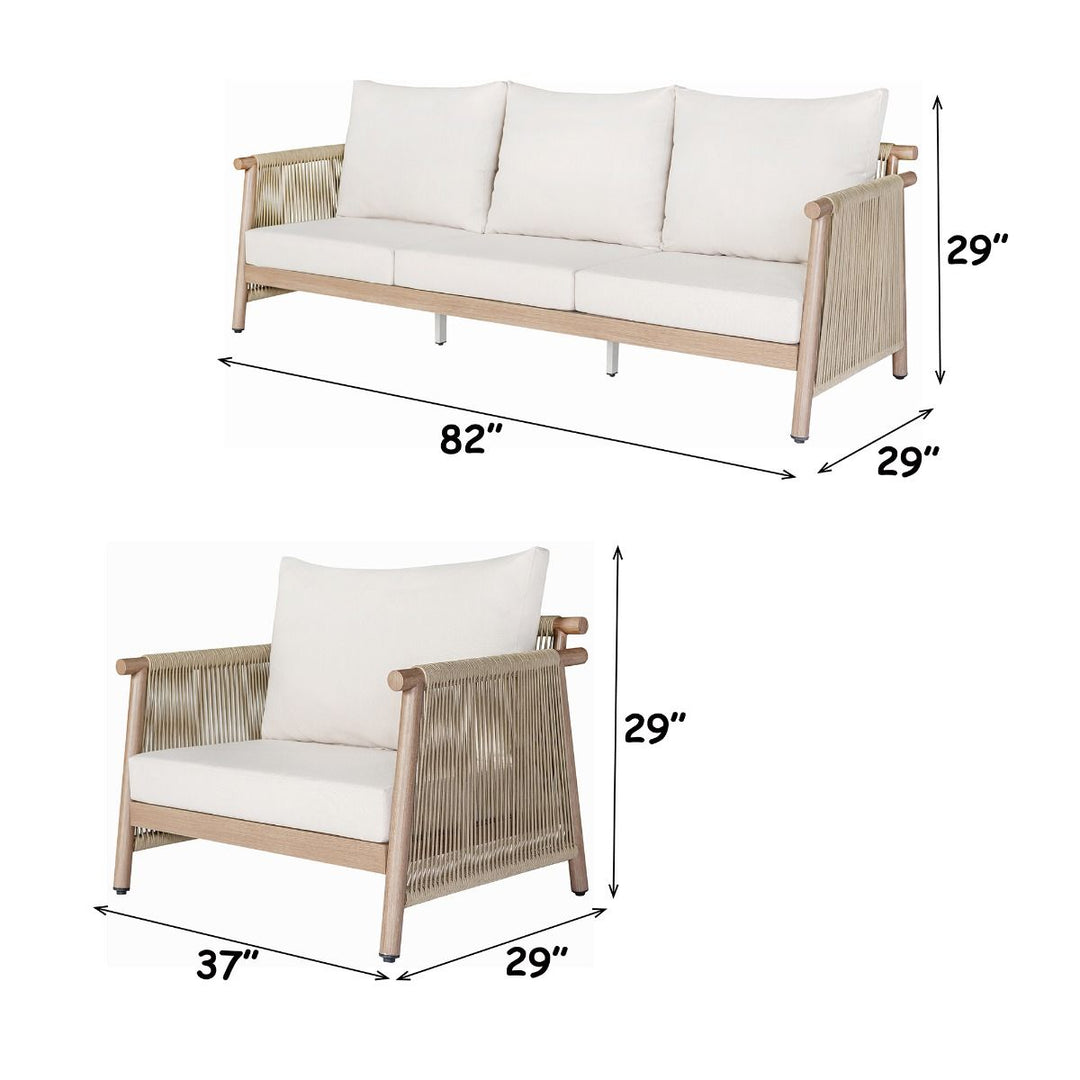 Zira 5 Piece Patio Sofa Set – view 17
