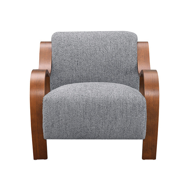 Niari Accent Chair, Sky Gray - view 3