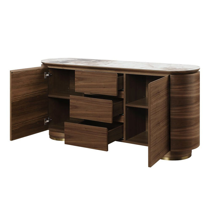 Willene Server with Ceramic Top