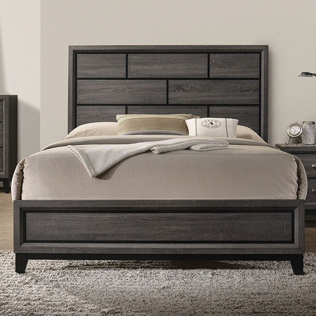 Errico 4 Pc Queen Bedroom Set, Gray