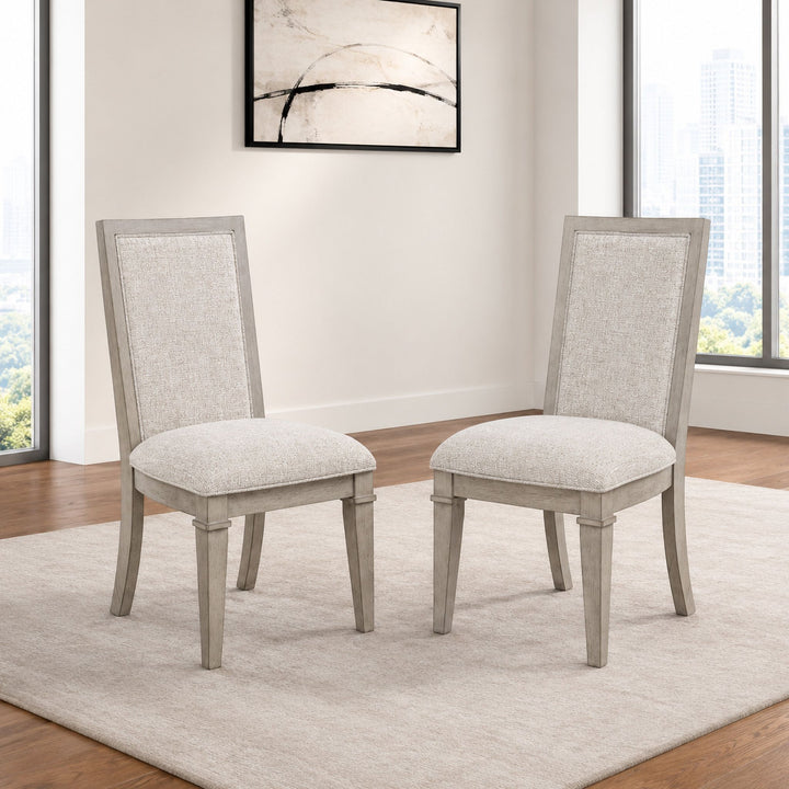 Mariana Upholstered Side Chair (2 Per Carton)-Vintage Creme