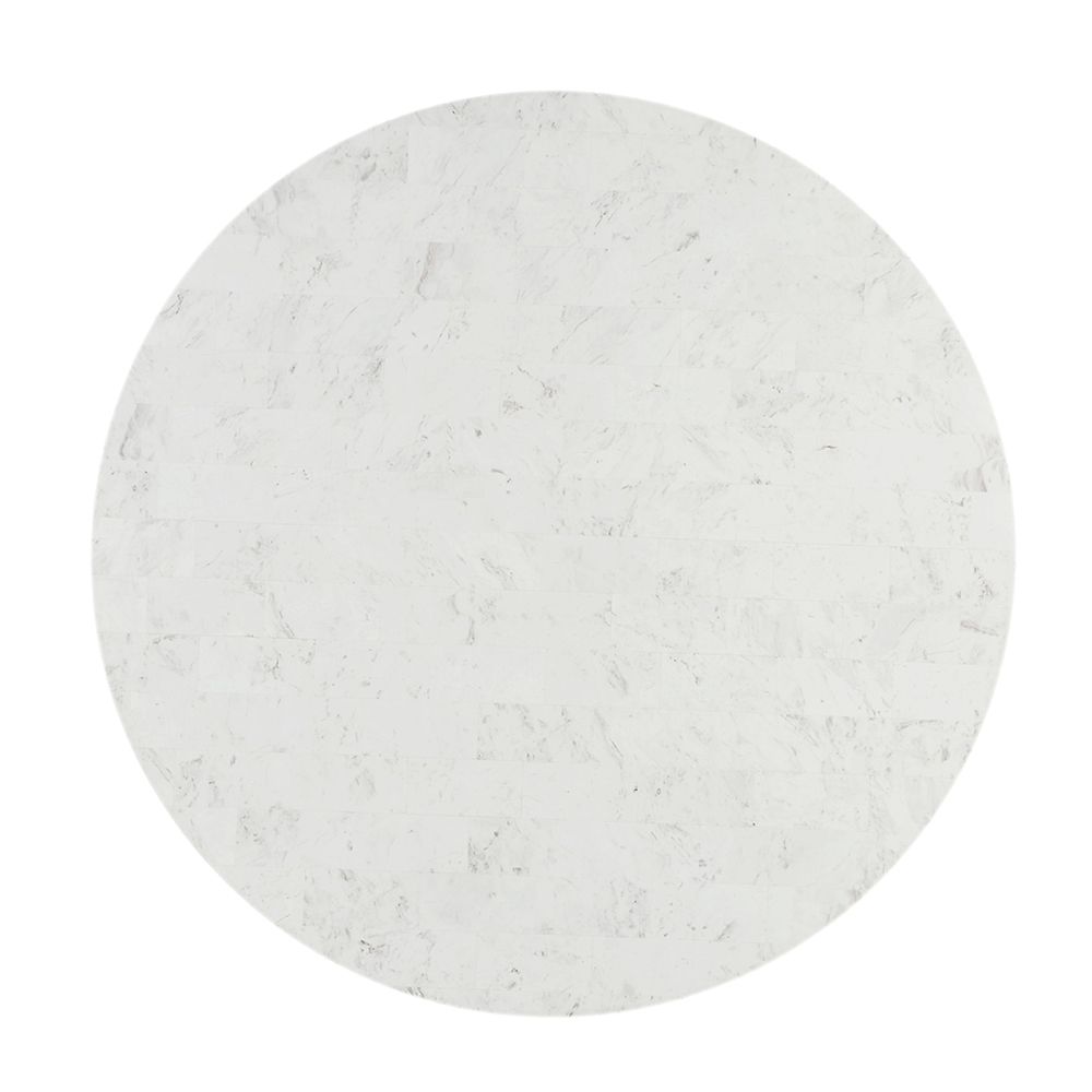 Kala Round Dining Table with Marble Top