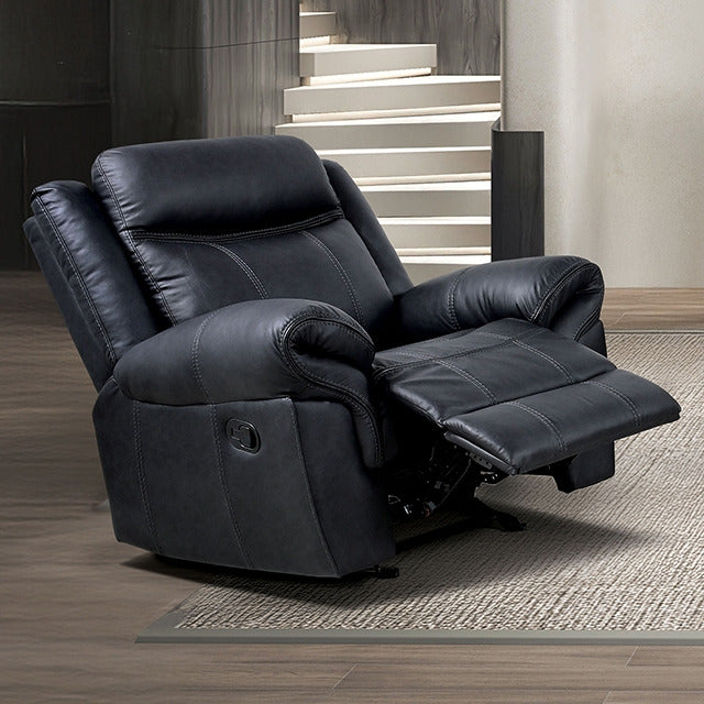 Agata Glider Recliner, Black - view 2