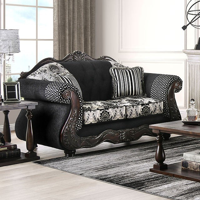Ronja Love Seat, Black