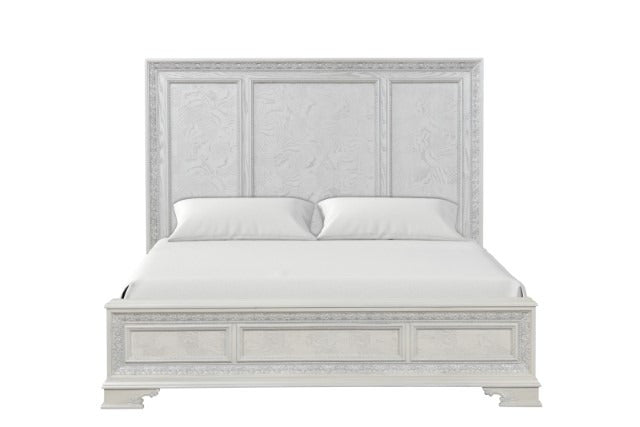 Stella Mia 4 Pc Queen Bedroom Set, Creamy White - view 2