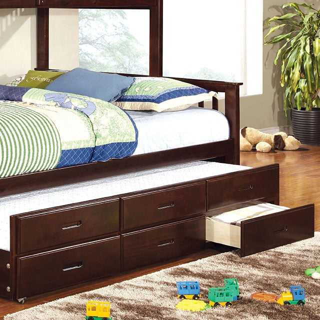 University Twin Xl Trundle W/ 3 Drawers