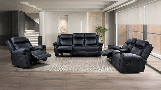Agata Glider Recliner, Black - view 3