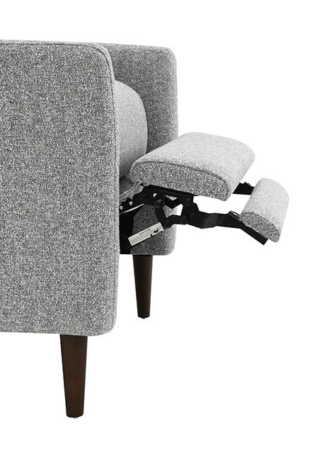 Psyche Pushback Recliner, Gray - view 3