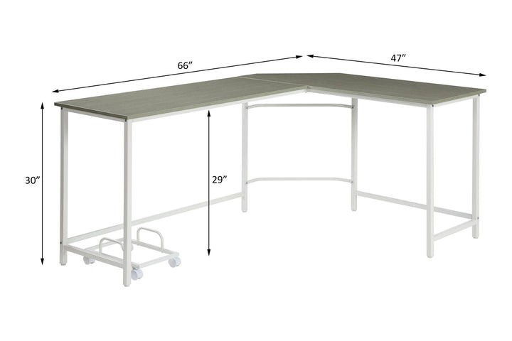 Bambina Computer Desk – line drawing