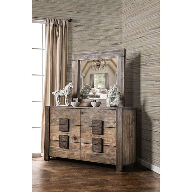 Janeiro Mirror, Rustic Natural Tone - view 2