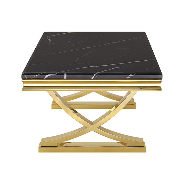 Wettingen Coffee Table, Black/Gold - view 2