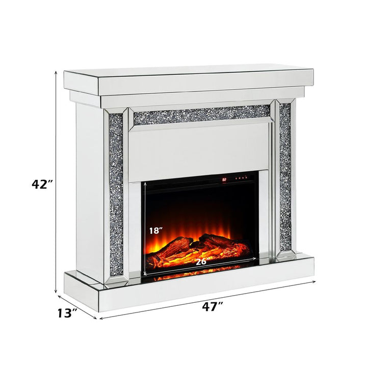 Noralie Fireplace – dimensions diagram