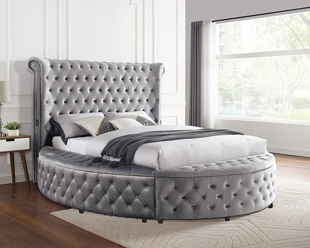 Sansom 4 Pc Queen Bedroom Set, Gray - view 2