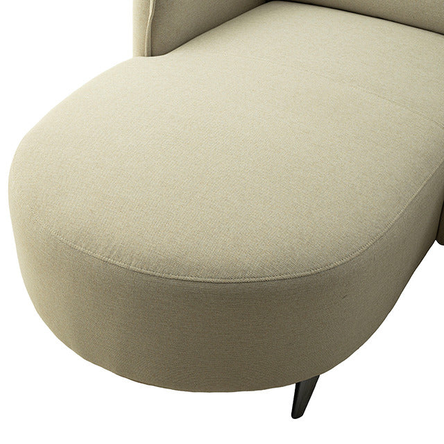 Galten Power Sectional, Latte - view 6