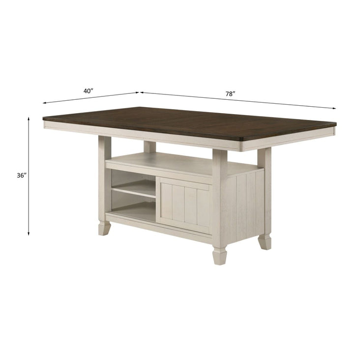Tasnim Counter Dining Table – dimensions diagram