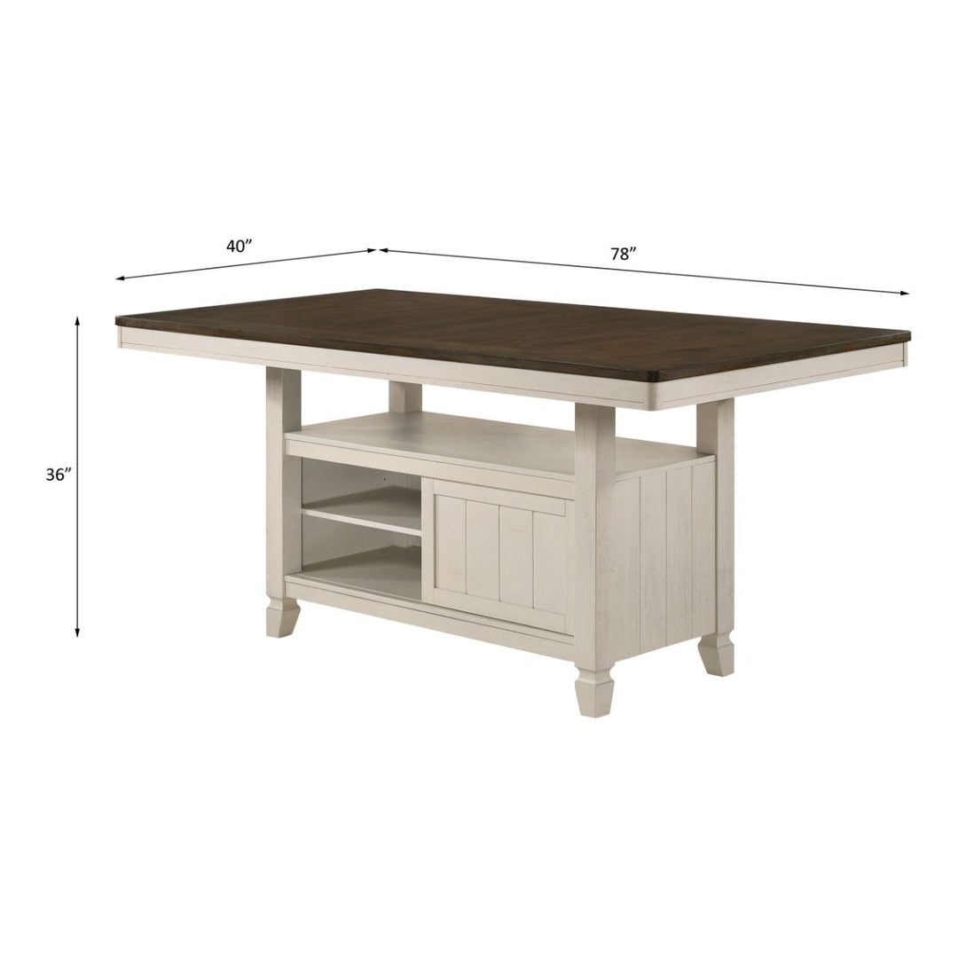 Tasnim Counter Dining Table – dimensions diagram