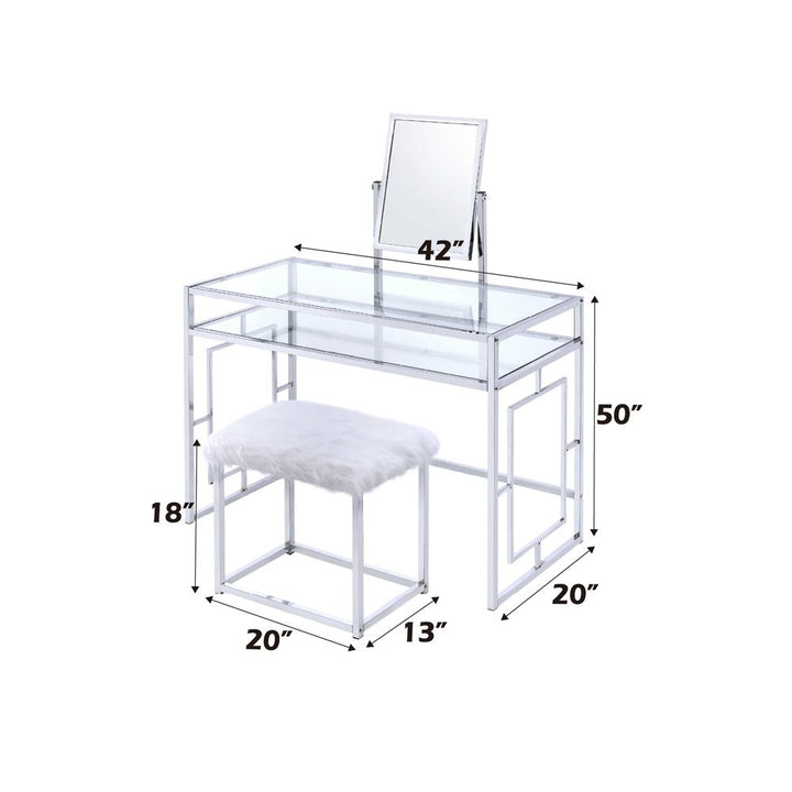 Carenze II Vanity Set – dimensions diagram