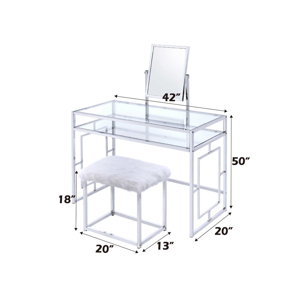 Carenze II Vanity Set – dimensions diagram