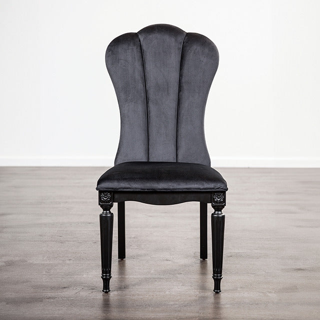 Melodi Parc Side Chair, Black