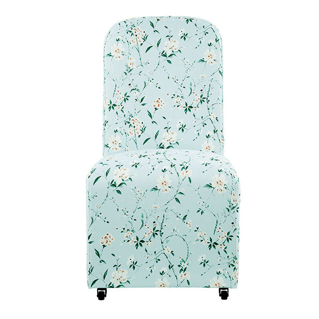 Canterbury Dining Chair, Chinoiserie Light Teal/Pink - view 2