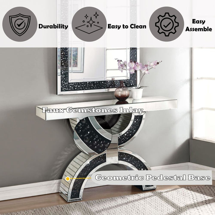 Nysa Console Table – features callout