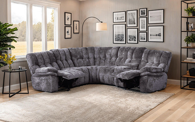 Hieronymus Power Sectional, Dark Gray - view 2