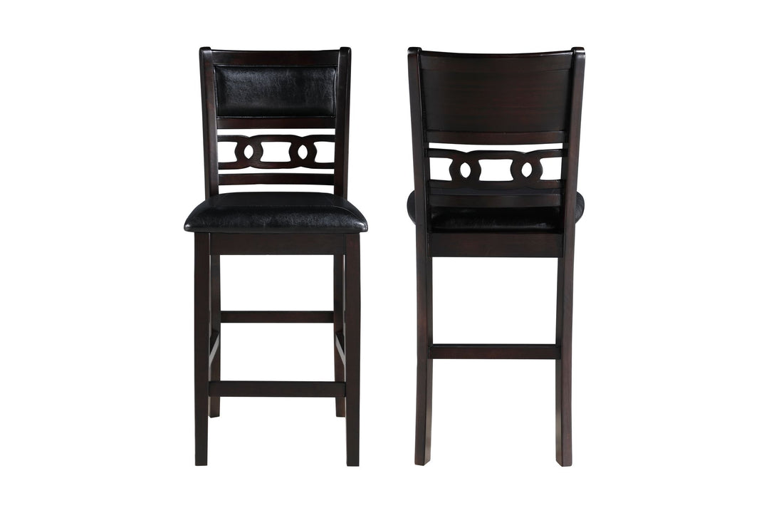 Gia Counter Chairs (2/ctn)-Ebony