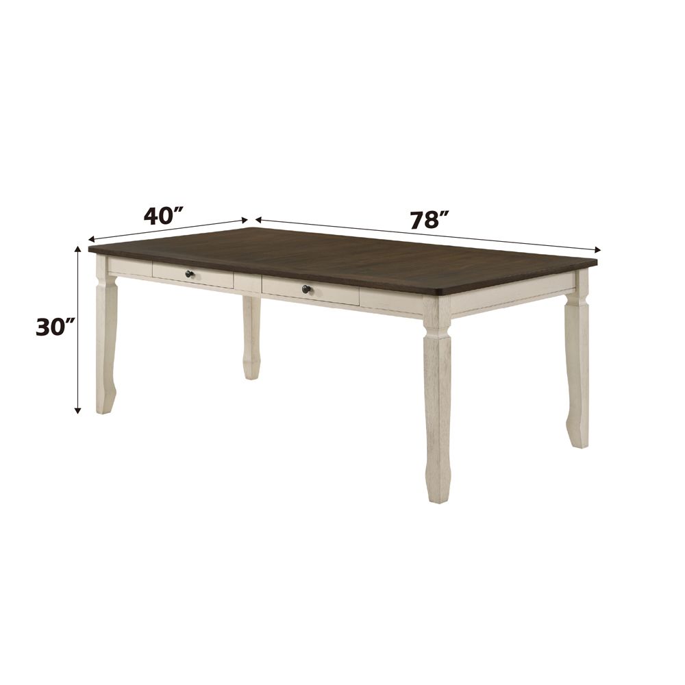 Fedele Dining Table – dimensions diagram