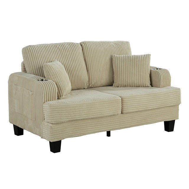 Moretaine Loveseat, Beige