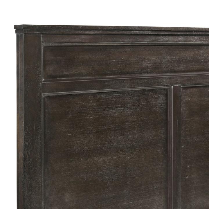 Andover 6/6-6/0 Ek/wk Headboard, Footboard &amp; Slats-Nutmeg