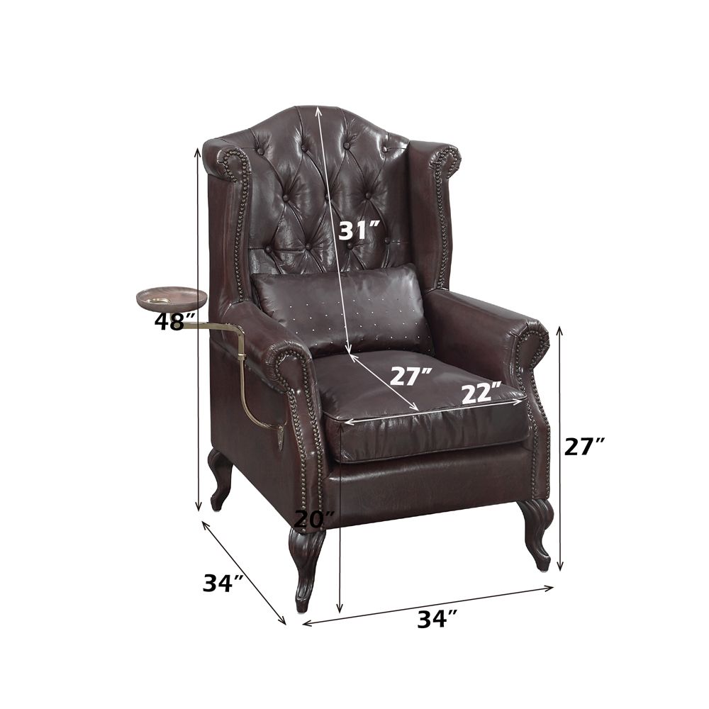 Pino Accent Chair – dimensions diagram