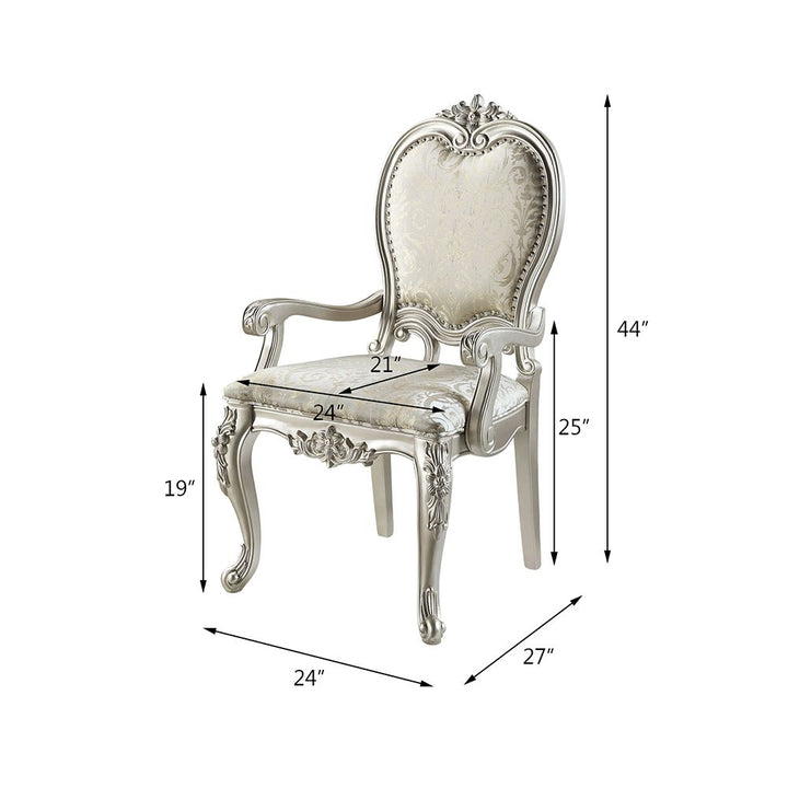 Bently Arm Chair (Set-2) – dimensions diagram
