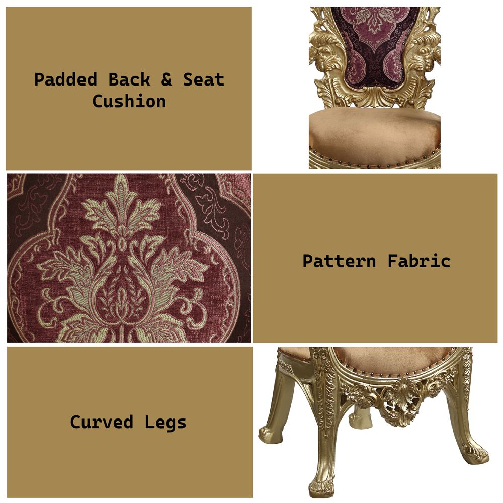 Bernadette Side Chair (Set-2) – features callout