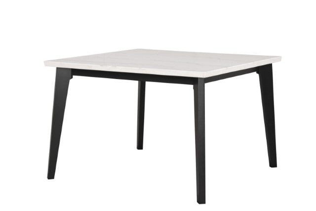 Sabro 5 Pc Dining Table Set, Black/White