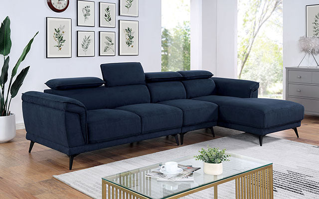 Napanee Sectional, Navy - view 3
