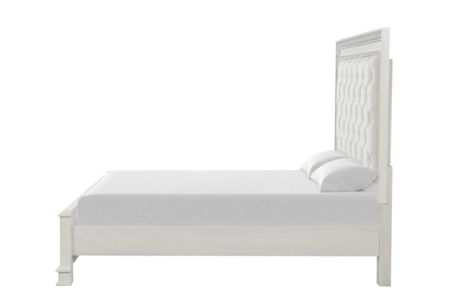 Stella Mia Bed, Creamy White - view 3